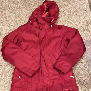 Patagonia Women's Snowbelle Ski Jacket Small Red EUC RECCO Waterproof H2No